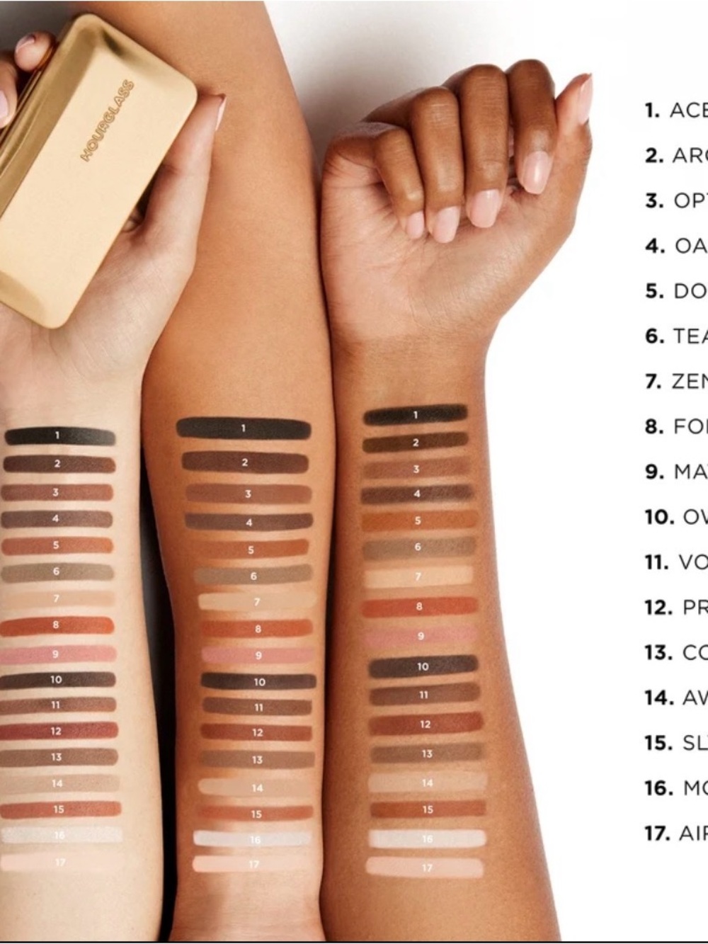 🆕✅HOURGLASS CURATED 5 Pan Palette comes with 5 shadows pictured - Picture 8 of 12